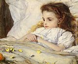 Frank Holl Canvas Paintings - The Convalescent